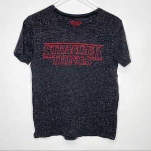 Stranger Things Grey Short Sleeve Tee Large